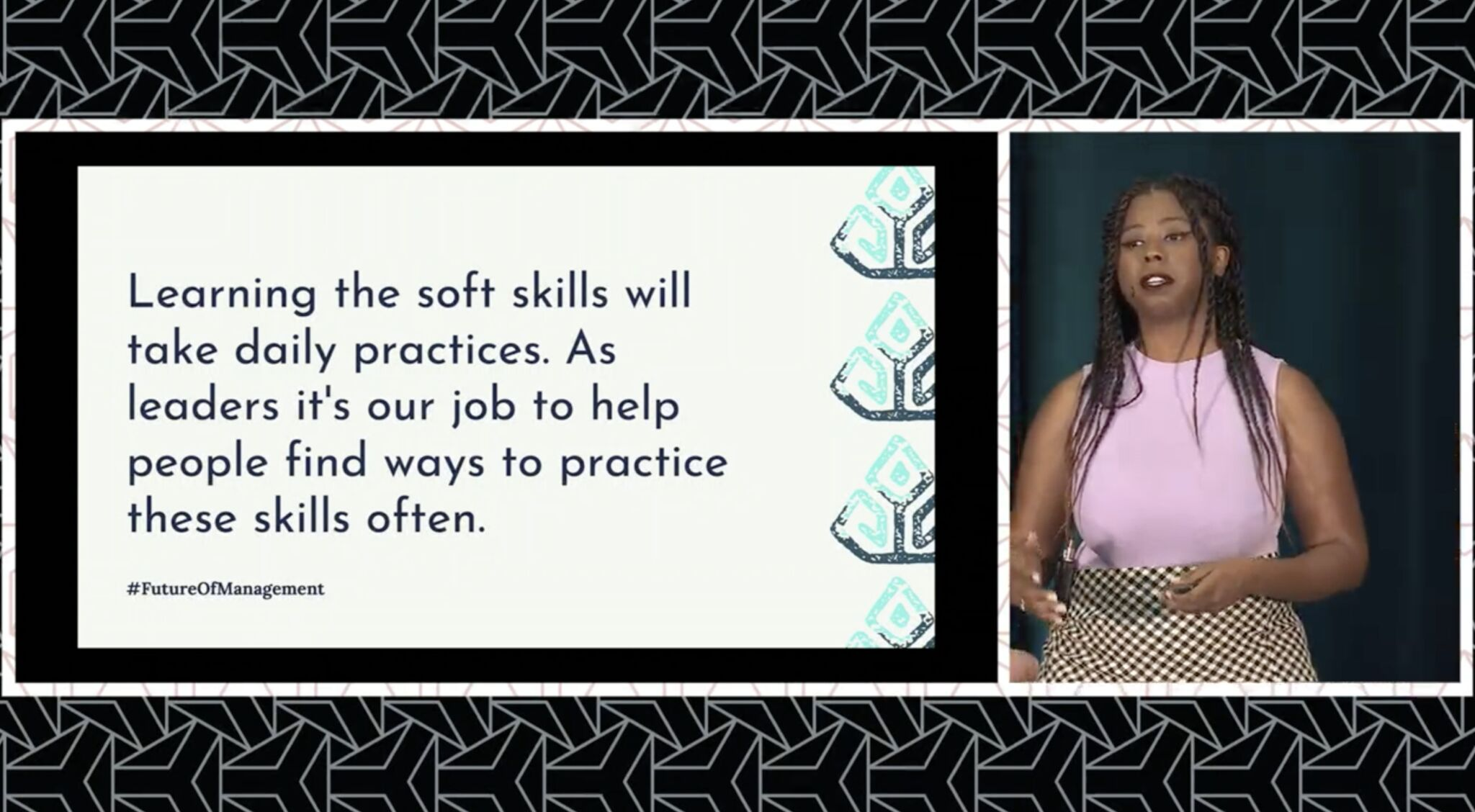Valerie Phoenix - Learning the soft skills will take daily practices. As leaders it's our job to help people find ways to practice these skills often.